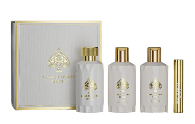 Game of Spades Royale by Jo Milano, 4 Piece Gift Set for Unisex