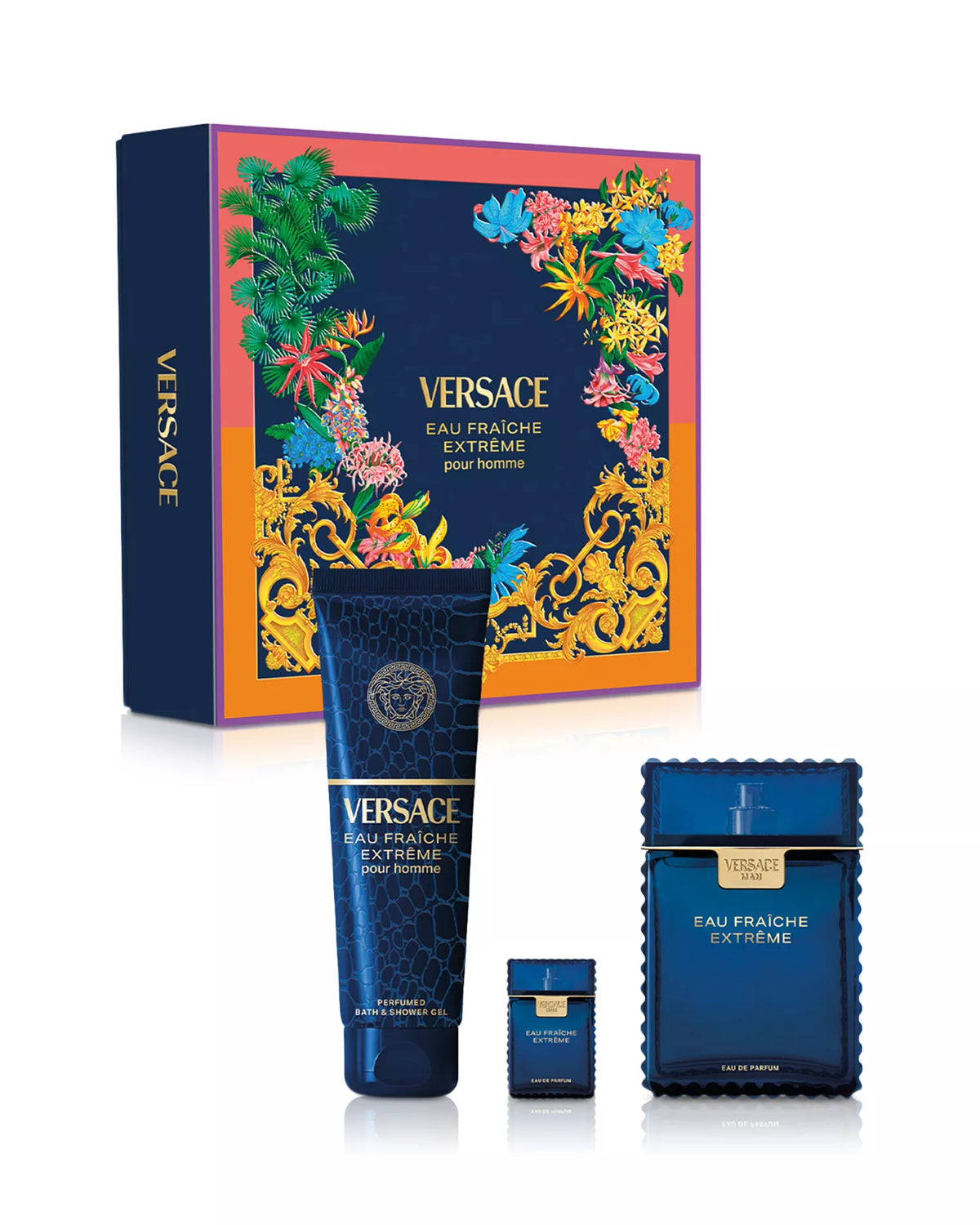 Gift Set Versace Extreme Pour Homme 3PCS (100ML-Body Cream +Miniature)