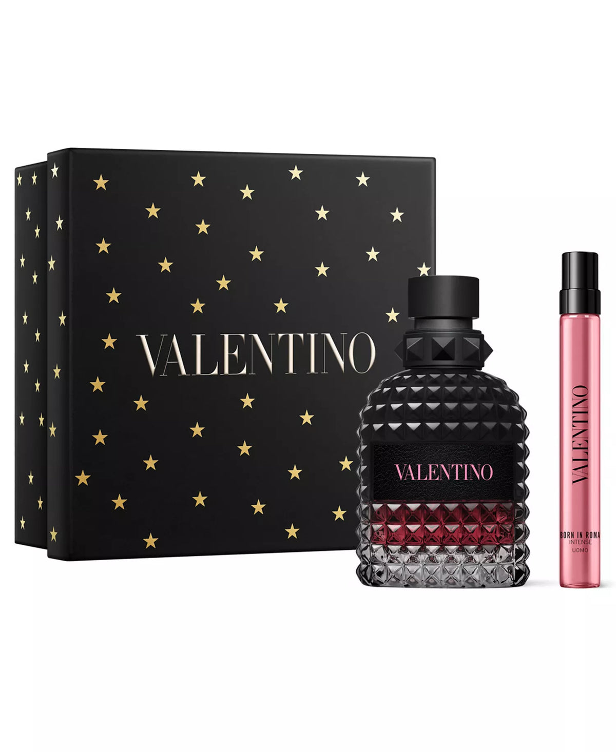 Valentino Uomo Born in Roma Gift Set with Travel Spray 50ML 2PC SET