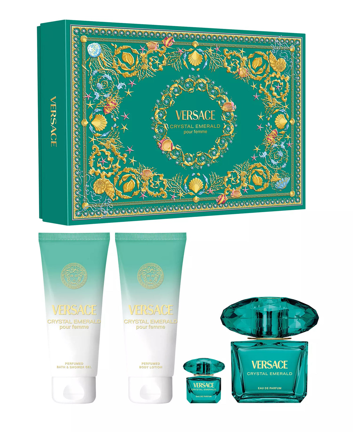 Gift Set Crystal Emerald by Versace EDP 100ML