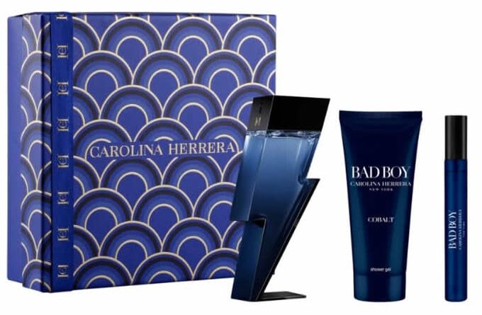 Carolina Herrera Bad Boy Cobalt 3-pcs Gift Set EDT