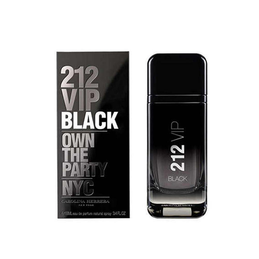 212 VIP BLACK/CAROLINA HERRERA EDP SPRAY 3.4 OZ (100 ML)