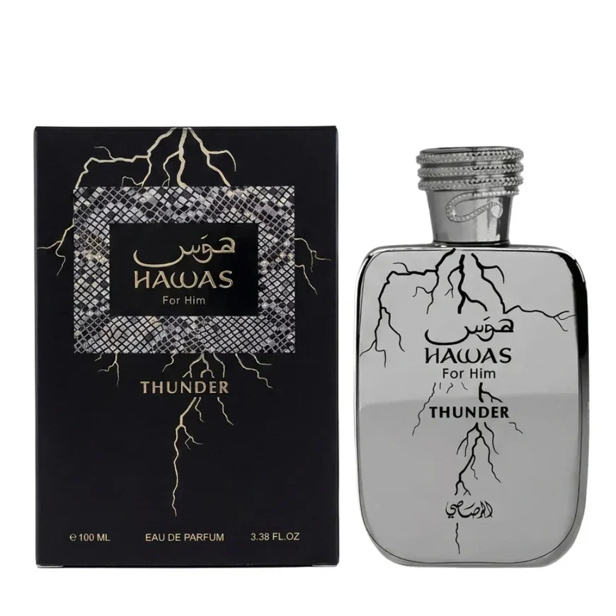 HAWAS THUNDER MEN EDP - 100ML (3.40z) by RASASI