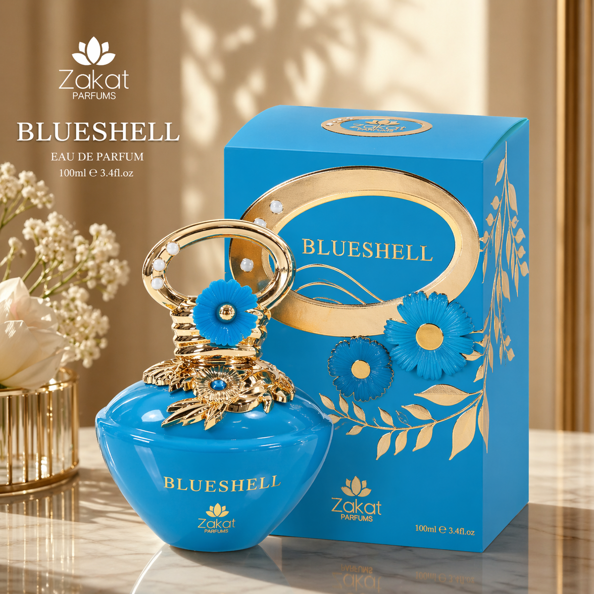 Zakat Flower Blueshell 100ML (Greenwich Village)