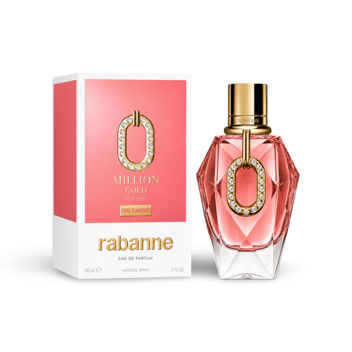Million Gold For Her Pure Diamonds by Paco Rabanne 3.0 Oz EDP