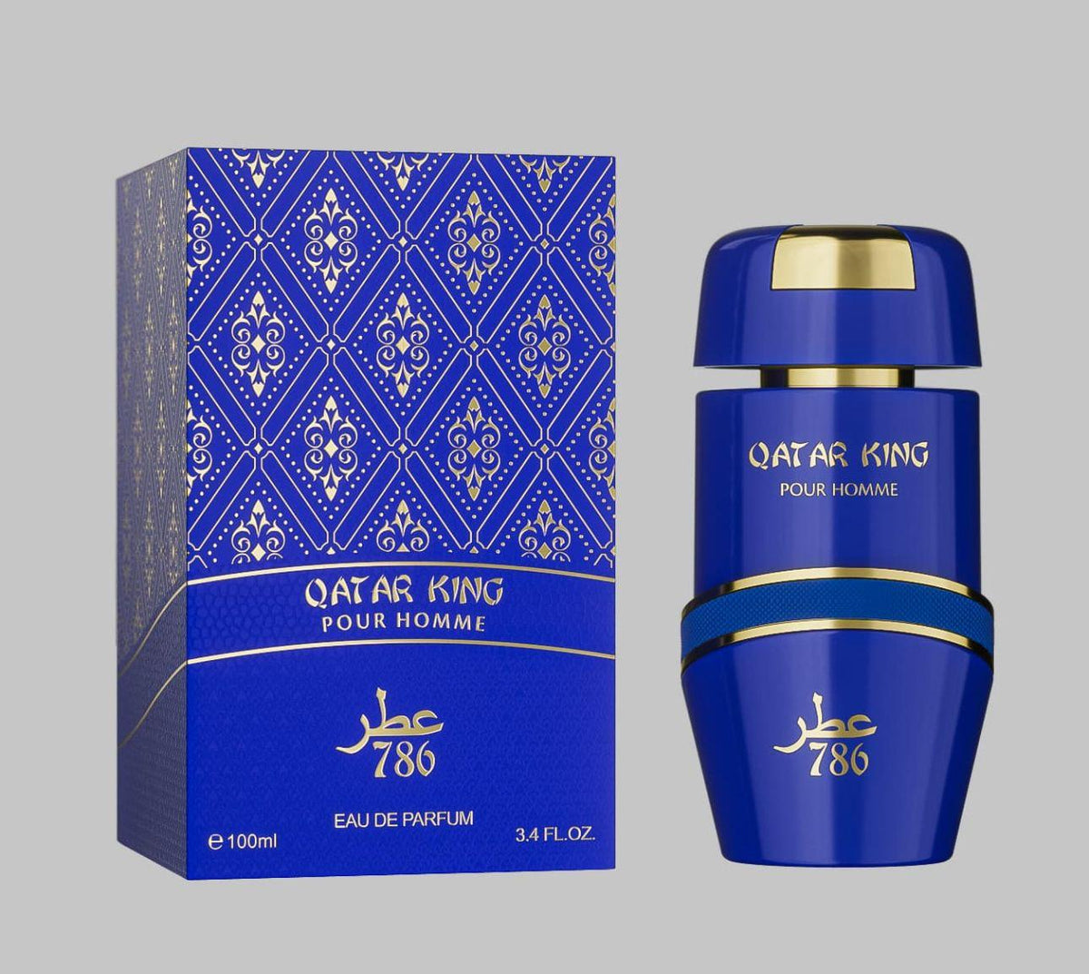 Qatar King 786 for Men by Jo Milano Paris 3.4 oz./100 ml 