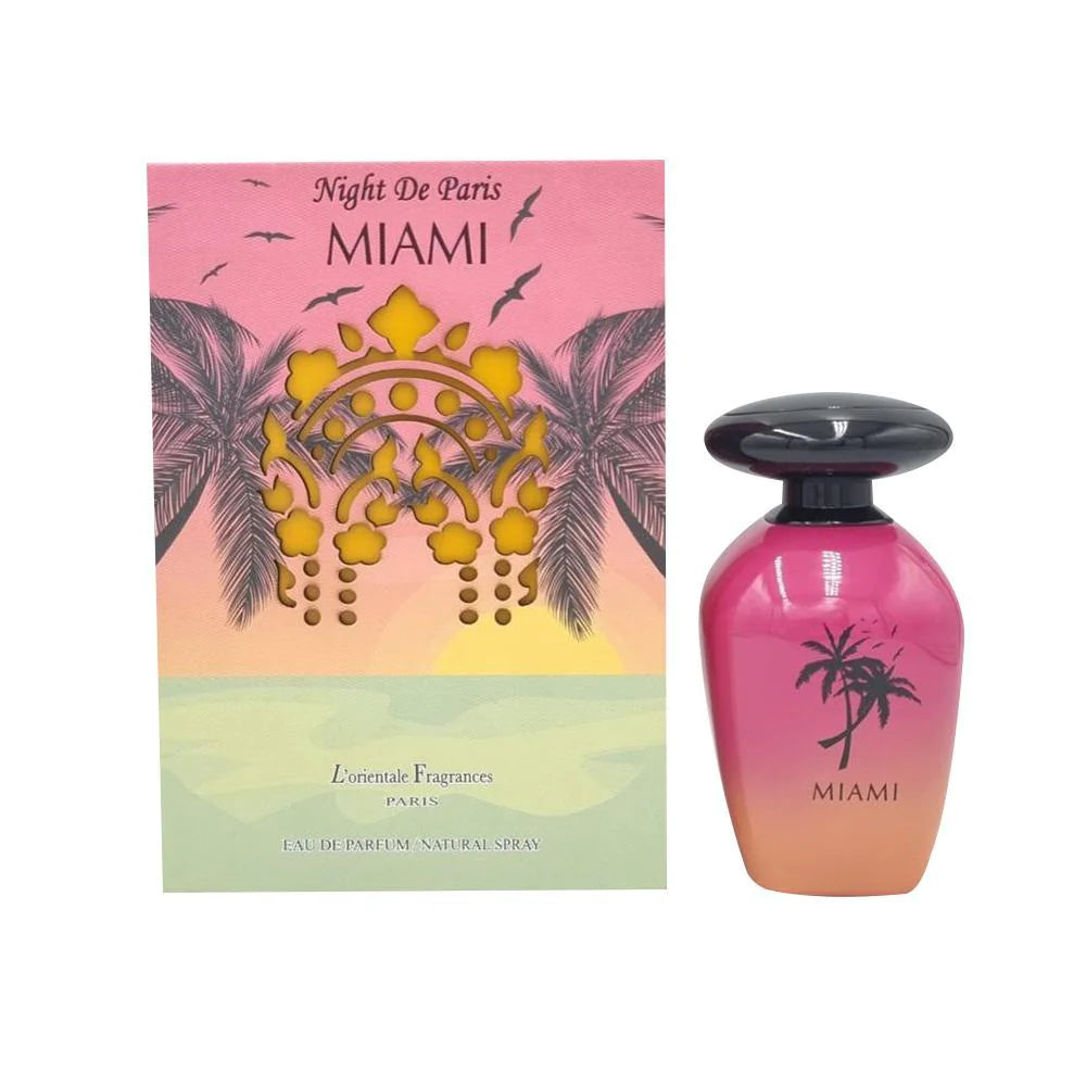 Night de Paris MIAMI By L'Orientale Fragrances Eau De Parfum 3.4 Oz Spray