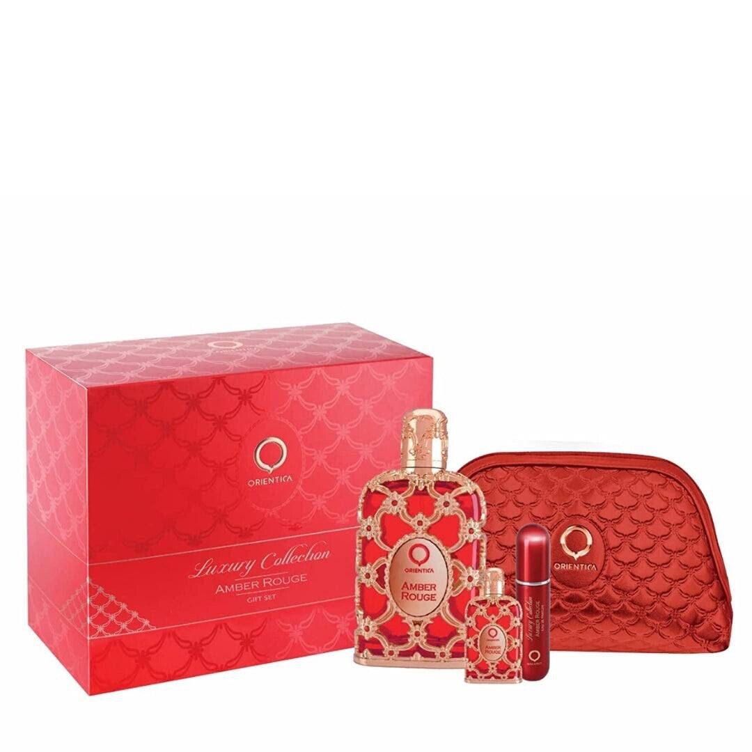 ORIENTICA LUXURY COLLECTION AMBER ROUGE UNISEX EDP POUCH GIFT SET