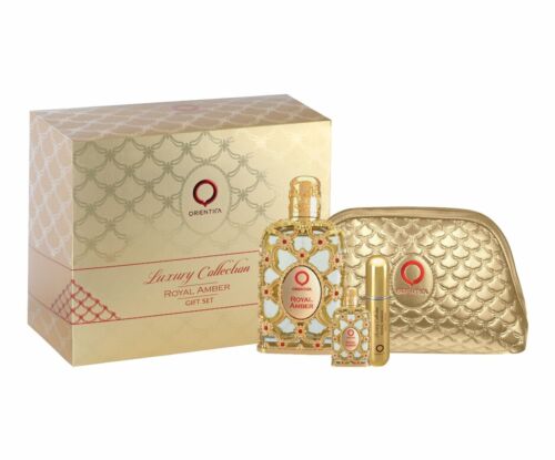 ORIENTICA LUXURY COLLECTION ROYAL AMBER  POUCH GIFT SET